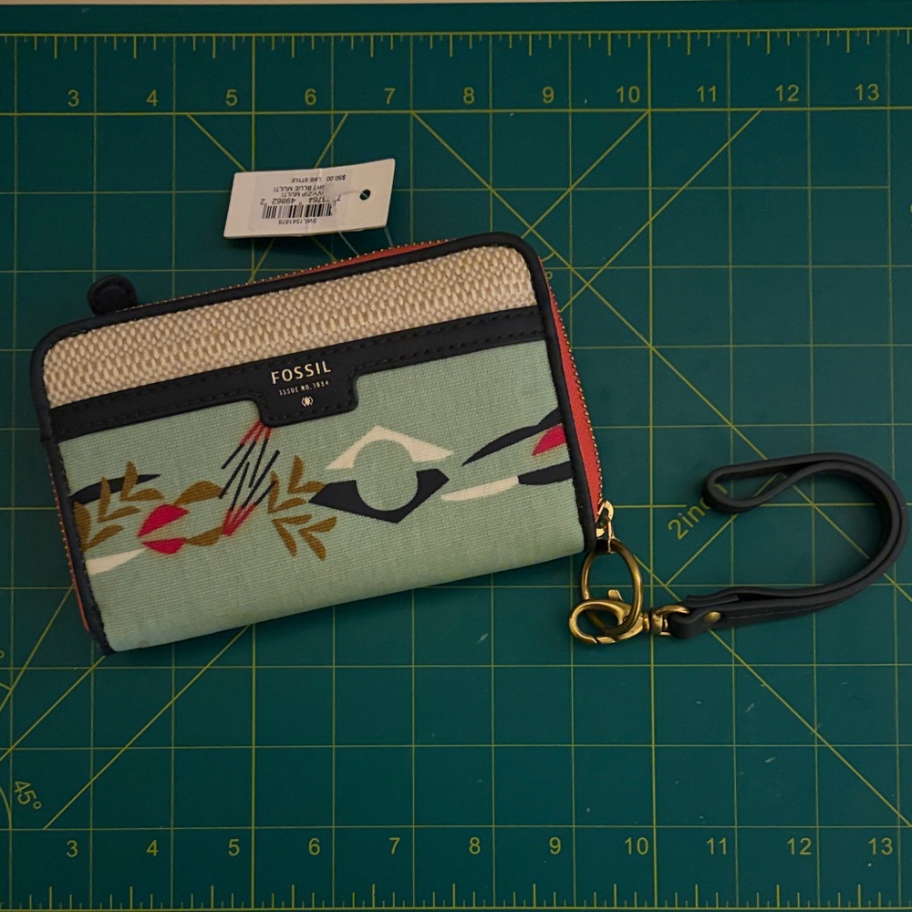 Fossil Multicolor Wristlet with Gold Accents